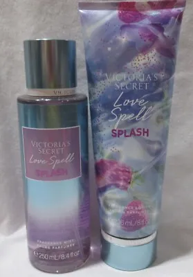 Victoria's Secret Fragrance Mist & Lotion Set Lot Of 2 LOVE SPELL SPLASH • $37.65
