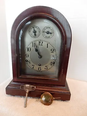 Westminster Chimes Antique Kienzle Bracket Shelf Mantel Clock Westminster Chimes • $245