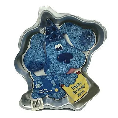$24.95 • Buy Blues Clues Dog Puppy Birthday Party Cake Pan Aluminum 1999 Wilton #2105-3060 