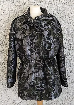 NEXT Women's Coat /jacket Size UK 8 Spring/summer Floral Green Jacket • £17.99