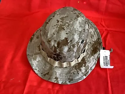 Medium USMC Marine Corps MARPAT Desert Uniform Boonie Hat NWT • $19.99