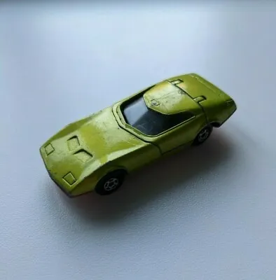 Matchbox 1970 Superfast  Dodge Charger MK3 Car No52 Lime Green Red Base Diecast • £7.90