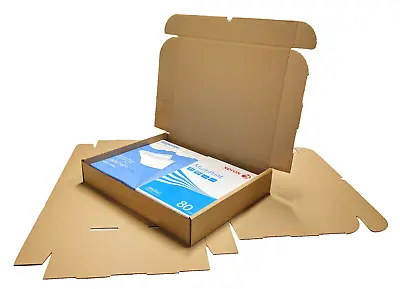 Royal Mail SMALL PARCEL  WIDE  449x349x79mm - Cardboard Postal Boxes • £63.64