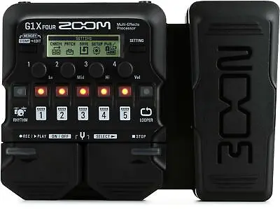 $119.99 • Buy Zoom G1X FOUR Multi-effects Processor With Expression Pedal