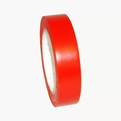 JVCC V-36P Premium Colored Vinyl Tape: 1 In. X 36 Yds. (Red) • $10.10