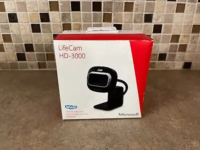 Microsoft LifeCam HD-3000 Widescreen True Color HD Webcam Camera 1492  UC3-2 • $16.96