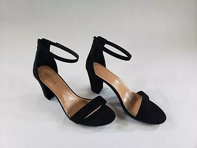 TOP Moda Women's Gallery-45 Party Dress High Heels Sandal Shoes Black Size 9 • $17.99