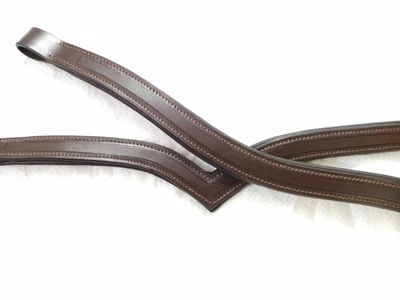 $13.59 • Buy Three Color Leather Empty Channel Bridle Brow-band All Size & Shape Free Ship.