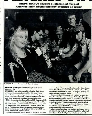 9/1/88PT24 Album Review & Picture. Elvis Hitler Disgraceland • $7.47