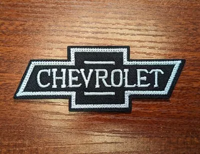 Chevy Black Patch Chevrolet Cars Trucks Auto Travel Embroidered Iron On 1.5x4  • $4.50