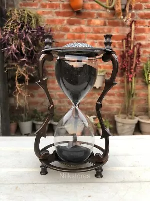 Sand Timer Hourglass Brass Nautical Maritime Hour Glass Vintage Sand Clock Gift • $45