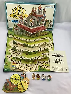 1982 Mickey Mouse Pop Up Game By Whitman In Good Condition FREE SHIPPING • $26.99