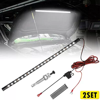 2set Universal LED Truck Under Hood Engine Bay Light Strip + Switch Control Car • $22.79