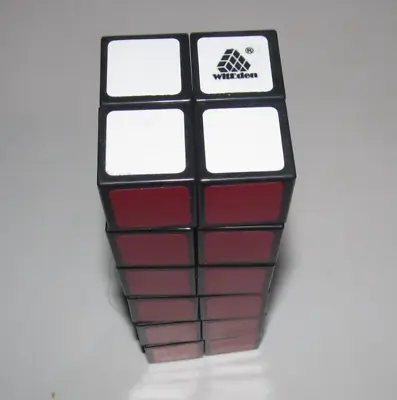 WitEden Cubic 2X2x6 Magic Cube Black Twist Twisty Puzzle • $24.95