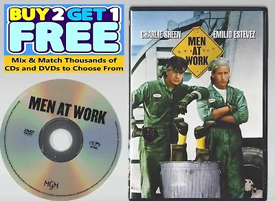 Men At Work (DVD 1990) Charlie Sheen Emilio Estevez Disc & Cover Art Only • $5.99