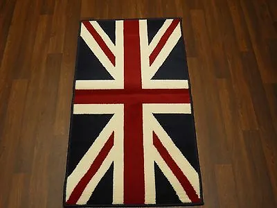 Top Quality Novelty 60x110cm Union Jack Red/white/blues Aprox 4x2ft Woven N Rugs • £12.99
