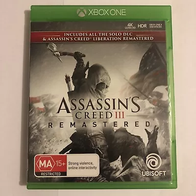 Assassins Creed III 3 Xbox One • $28.88