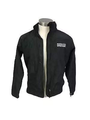 Black Michigan State University Zip-Up Jacket Unisex Size Medium • $5.15