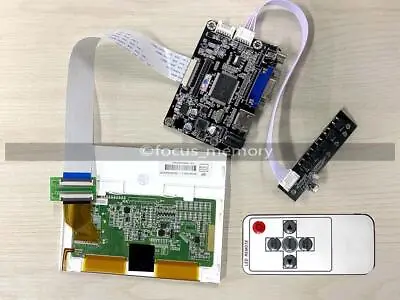 HDMI VGA 2AV LCD Driver Board LVDS + 5.6  AT056TN53 V1 640X480 LCD Screen • $42.65