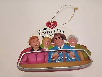 I Love Lucy California Here We Come! Christmas Tree Ornament • $16.99