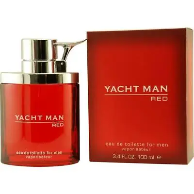 YACHT MAN RED By Myrurgia 3.3 / 3.4 Oz EDT Cologne For Men New In Box • $9.98