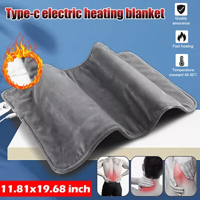 Electric Heating Pad For Muscle Cramps Back Pain Fast Relief Moist &Dry Therapy. • $16.58