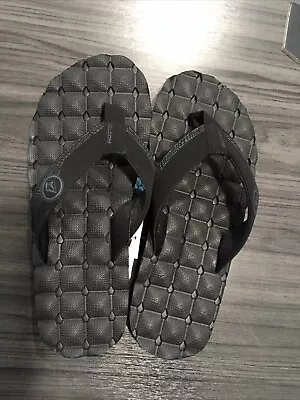 Volcom Recliner Sandal - Black Destructo - New ~ Mens ~8 • $19.99