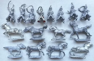 Eight 28mm French Napoleonic Marmeluke Cavalry. Bicorne Miniatures. • £10