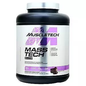 Muscletech Mass Tech Elite Chocolate Fudge Cake 6 Lbs • $51.64