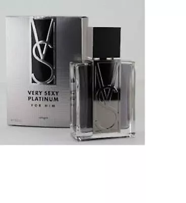 Victoria's Secret VERY SEXY PLATINUM For Him Cologne Spray 1.7 Oz./50ml *SEALED* • $80.99