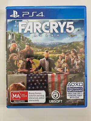 $9.50 • Buy Far Cry 5 PS4 PlayStation 4 Game * PS5 Compatible *