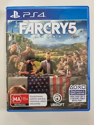 $9.50 • Buy Far Cry 5 PS4 PlayStation 4 Game * PS5 Compatible *