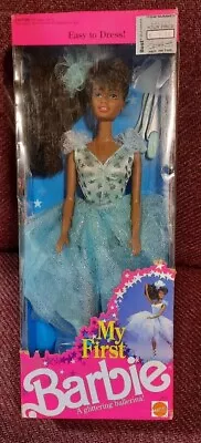 Vintage 1991 Mattel African American Barbie Glittering Ballerina Doll NOS NRFB • $14.50
