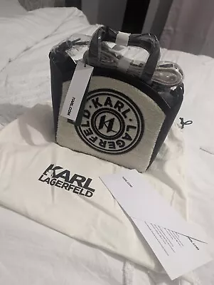 KARL LAGERFELD K/Circle SM Tote Shearling Handbag  • £50