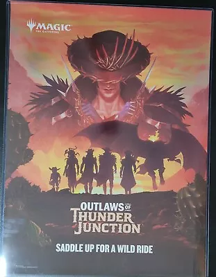 WPN MTG Outlaws Of Thunder Junction Promo Poster • $45