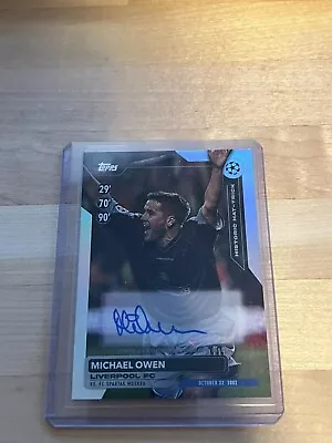 Topps Ucc Flagship 23-24 Michael Owen Hat Trick Auto • $1