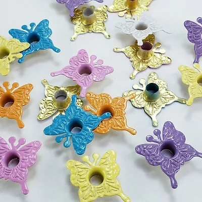 18 Butterfly Eyelets 6 Spring Clrs Crafts Stamping Scrapbooking Embellishments • $1.25