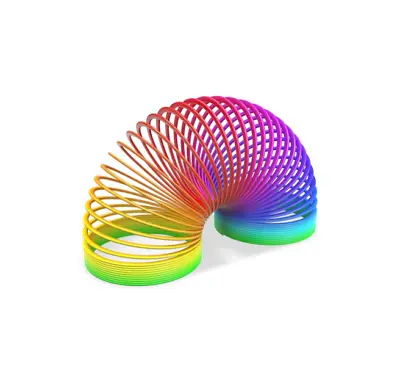 Slinky Rainbow Spring (1 Slinky) Slinky Spring Rainbow Spring Toys And Games • £5.99