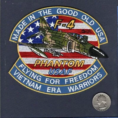 F-4 F-4D F-4E F-4C PHANTOM TFS Vietnam Warrior USAF ANG Fighter Squadron Patch • $11.99