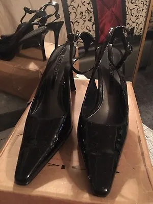 Black  Ankle Strap Heels Enzo Angiolini Designer • $25
