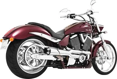 Freedom Performance American Outlaw 2 Into 1 High System Exhaust Chrome MV00040 • $1000.63