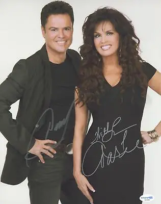 Donny Osmond & Marie Osmond  Donny & Marie  AUTOGRAPHS Signed 11x14 Photo B ACOA • £168.90