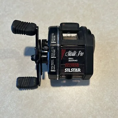 Vintage SILSTAR Starlite Pro Ball Bearing Ratio 5:1 Baitcaster Fishing Reel  R1 • $18