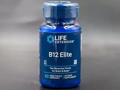 Life Extension Vitamin B12 Elite Adenosylcobalamin And Methylcobalamin  Lozenge • $12.75