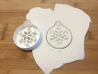 £5.30 • Buy Christmas Bauble Cookie Cutter Biscuit, Pastry, Fondant, Bread Cutter