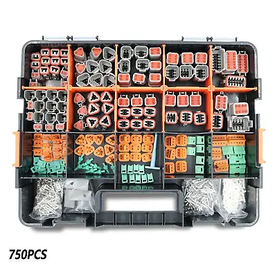 750PCS New Deutsch DT Connector Plug Kit For 14 16 18 20 AWG Stamped Contact Kit • $88