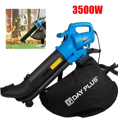 3 In 1 Garden Leaf Blower Vacuum & Shredder Mulcher 3500W Electric Leaf Blower • £35.20