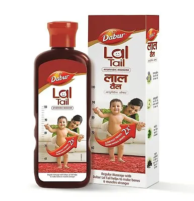 Dabur Lal Tail (Oil) Ayurvedic Baby Massage Oil 200ml • $6.58