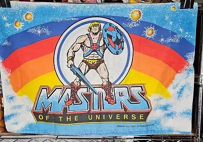 Masters Of The Universe Twin Sheet Set RARE Vintage 1983 He-Man 3 Piece Set • $29.99