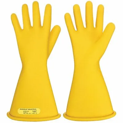 ANSELL CLASS 2 Y 14 Electrical Insulating Gloves Voltage Class 2  SIZE 8  YEL • $72.95